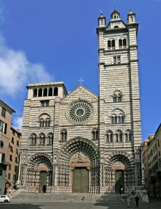 La cattedrale di San Lorenzo Genova ormeggio